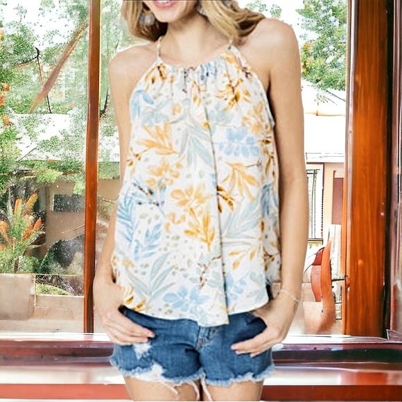 Euphoria Tops - 85165  Floral Tank Top